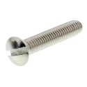 RS PRO Slot Raised Countersunk Nickel Plated Brass Machine Screw M3 Thread 16mm Length 482-9524