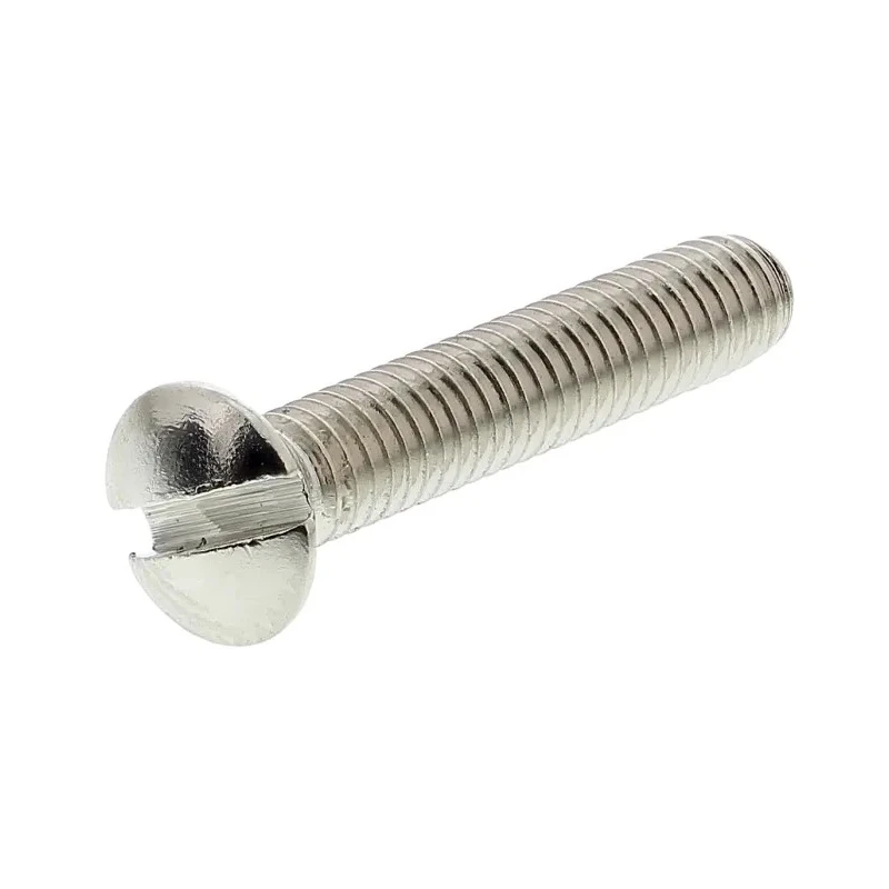 RS PRO Slot Raised Countersunk Nickel Plated Brass Machine Screw M3 Thread 16mm Length 482-9524