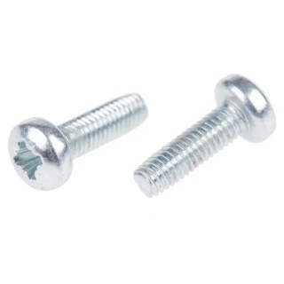 RS PRO Bright Zinc Steel Pan Head Self-Tapping Screw 10 mm M3 483-1218
