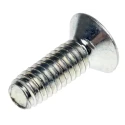 RS PRO Bright Zinc Steel Countersunk Head Self-Tapping Screw 12 mm M4 483-1280