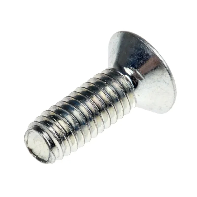 RS PRO Bright Zinc Steel Countersunk Head Self-Tapping Screw 12 mm M4 483-1280
