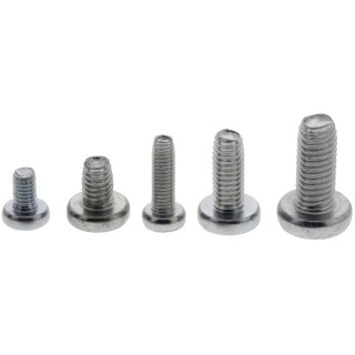 RS PRO Bright Zinc Steel Pan Head Self-Tapping Screw M3, M4 483-1319