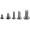 RS PRO Bright Zinc Steel Pan Head Self-Tapping Screw M3, M4 483-1319