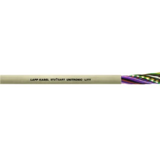 Lapp UNITRONIC LiYY Series Data Cable 7 Pairs 7 Cores 0.14 mm² 100 m Grey Polyvinyl Chloride Sheath 0028207