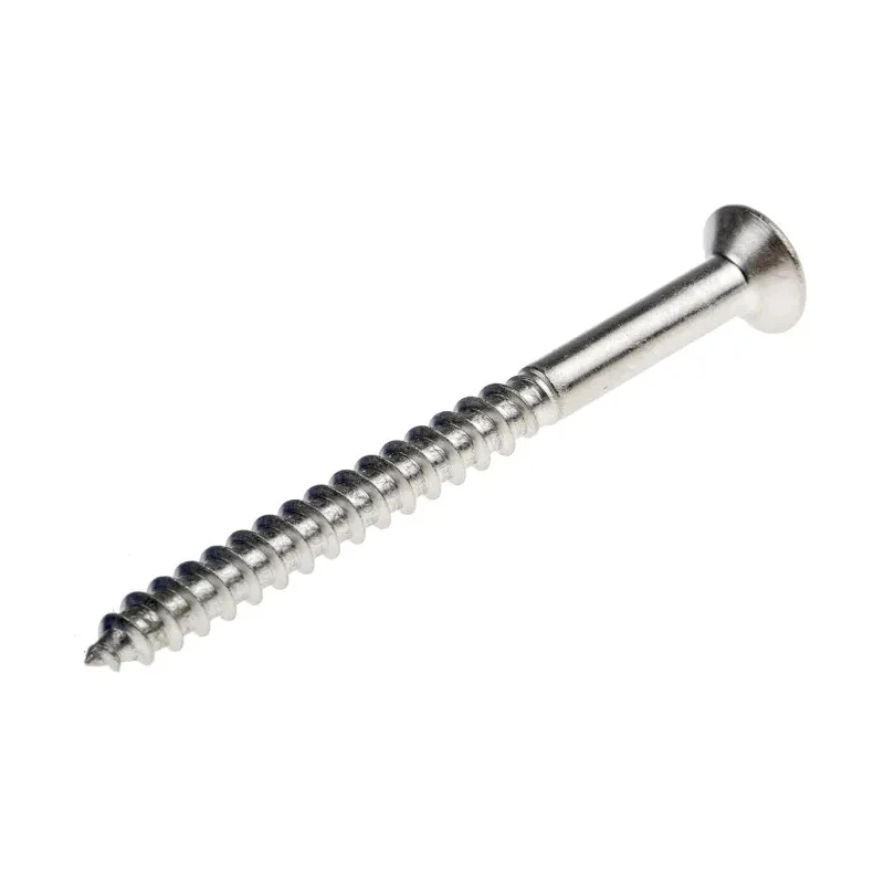 RS PRO Pozidriv Countersunk Stainless Steel Wood Screw, Plain Finish, Metric Thread, 50mm Length 483-3163