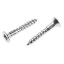 RS PRO Pozidriv Countersunk Stainless Steel Wood Screw Metric Thread 25 mm Length 483-3141