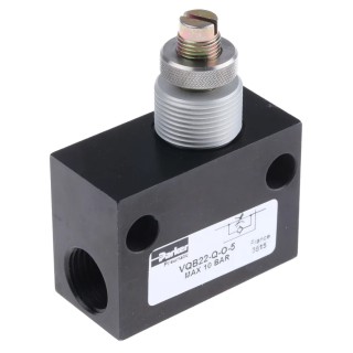 Maxam Pneumatics VQB Series Flow Controller Flow Regulator 1 bar Operating Pressure, Threaded Connections VQB22-Q-O-5