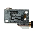 Parker Plunger Pneumatic Manual Control Valve PXC Series, G 4 mm, 3/2 Ports, 8 bar, Metal Body PXC-M111