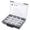 RS PRO Stainless Steel 1250 Piece Pozidriv and Slot Drive Wood Screw Bolt Kit 483-3270