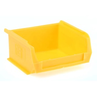 RS PRO Polypropylene Storage Bin 90 mm x 100 mm x 50 mm Yellow 484-3823