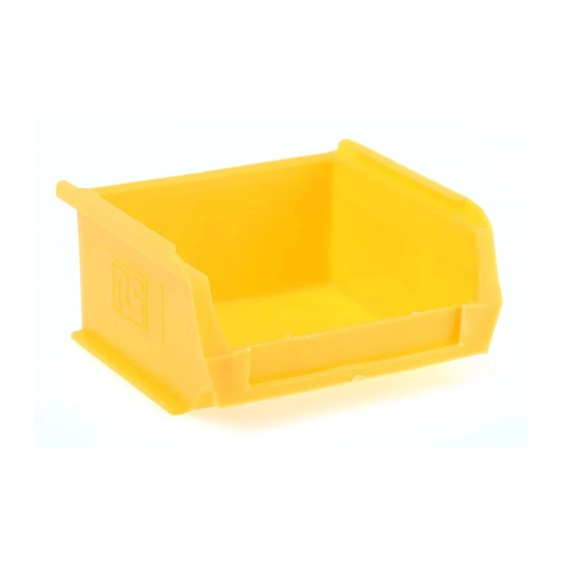 RS PRO Polypropylene Storage Bin 90 mm x 100 mm x 50 mm Yellow 484-3823