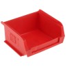 RS PRO Polypropylene Storage Bin, 90 mm x 100 mm x 50 mm, Red 484-3974
