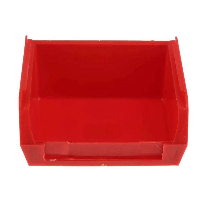 RS PRO Polypropylene Storage Bin, 90 mm x 100 mm x 50 mm, Red 484-3974