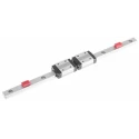 NSK Compact Series Linear Guide with 220mm Rail Length, Carbon Steel Rail, Dynamic Load 1.86kN, Static LH100220ANK1B01PN1
