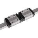 NSK Compact Series Linear Guide with 220mm Rail Length, Carbon Steel Rail, Dynamic Load 1.86kN, Static LH100220ANK1B01PN1