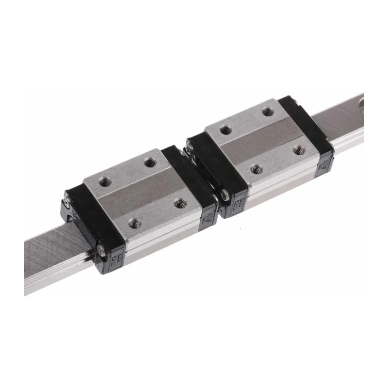 NSK Compact Series Linear Guide with 220mm Rail Length, Carbon Steel Rail, Dynamic Load 1.86kN, Static LH100220ANK1B01PN1