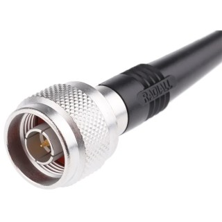 Radiall Coaxial Cable Assembly Male BNC to Male N Type 1 m 50 Ω R284C0351027