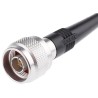 Radiall Coaxial Cable Assembly Male BNC to Male N Type 1 m 50 Ω R284C0351027