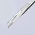 Knipex Precision Stainless Steel Serrated Tweezer 120mm 92 64 43
