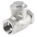RS PRO Stainless Steel Threaded BSP Single Check Valve 1 to 1/4 in, 14 bar 499-2666