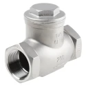 RS PRO Stainless Steel Threaded BSP Single Check Valve 1 to 1/4 in, 14 bar 499-2666