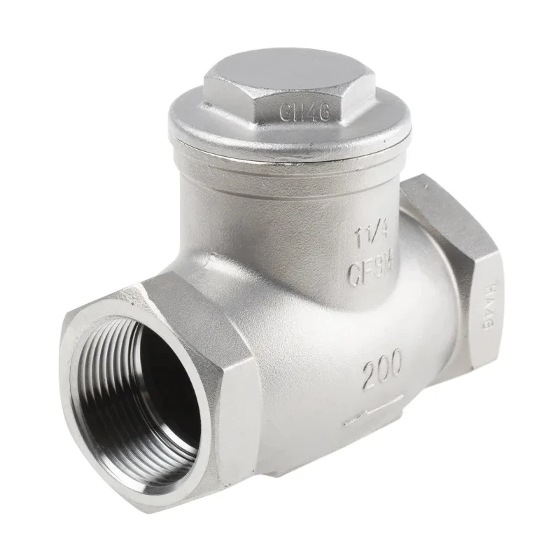 RS PRO Stainless Steel Threaded BSP Single Check Valve 1 to 1/4 in, 14 bar 499-2666