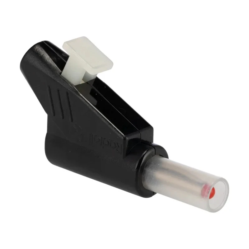 Radiall Black Male Banana Plug 4 mm Connector 750V AC 30A Tin Nickel Plating R 941 460 600