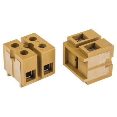 Weidmüller SAK Series Non-Fused Terminal Block 2-Way, 10AWG to 22AWG Wire Size, 41A Screw Mount 690V 7906220000