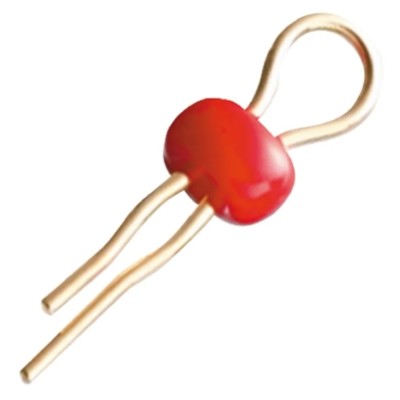 Mac 8 Red Insulated Phosphor Bronze Terminal Post with UL Approval LC-3-G RED