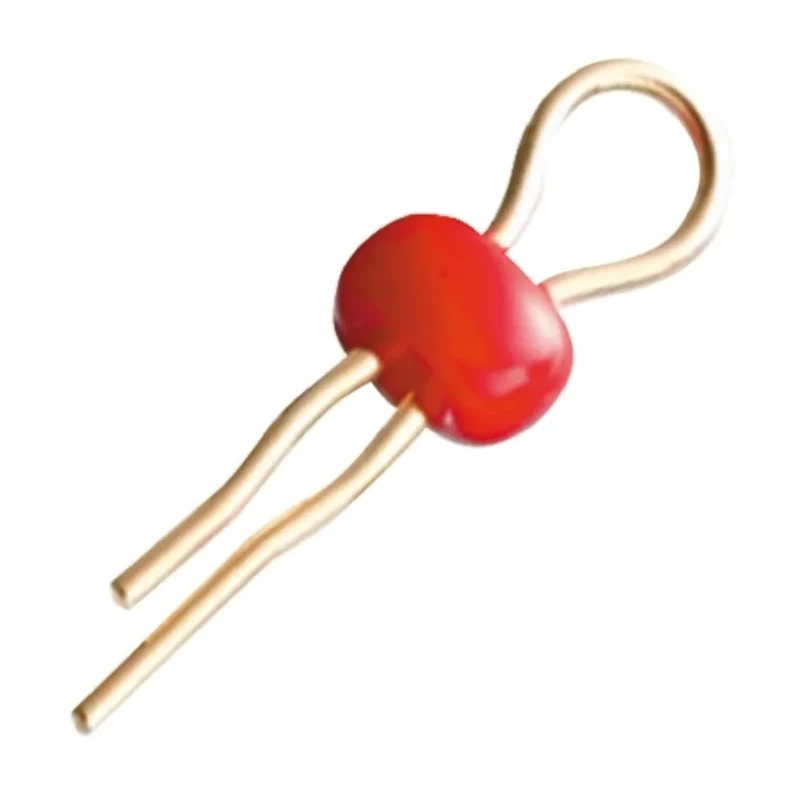 Mac 8 Red Insulated Phosphor Bronze Terminal Post with UL Approval LC-3-G RED
