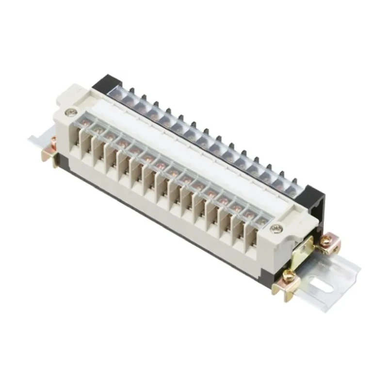 Yoshida Electric Industry UCK Series DIN Rail Terminal Block 30 Positions 600V 5A Screw Termination UCK15S-15CU