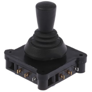 APEM 1000 Series 2-Axis Momentary Conical Joystick, IP65, 250 V AC, 5A Contact Current IP65
