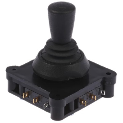 APEM 1000 Series 2-Axis Momentary Conical Joystick, IP65, 250 V AC, 5A Contact Current IP65