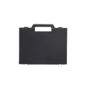RS PRO Plastic Transit Case 260 x 197 x 45 mm Black Polypropylene RS PRO 506-6667