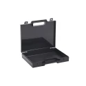 RS PRO Plastic Transit Case 260 x 197 x 45 mm Black Polypropylene RS PRO 506-6667