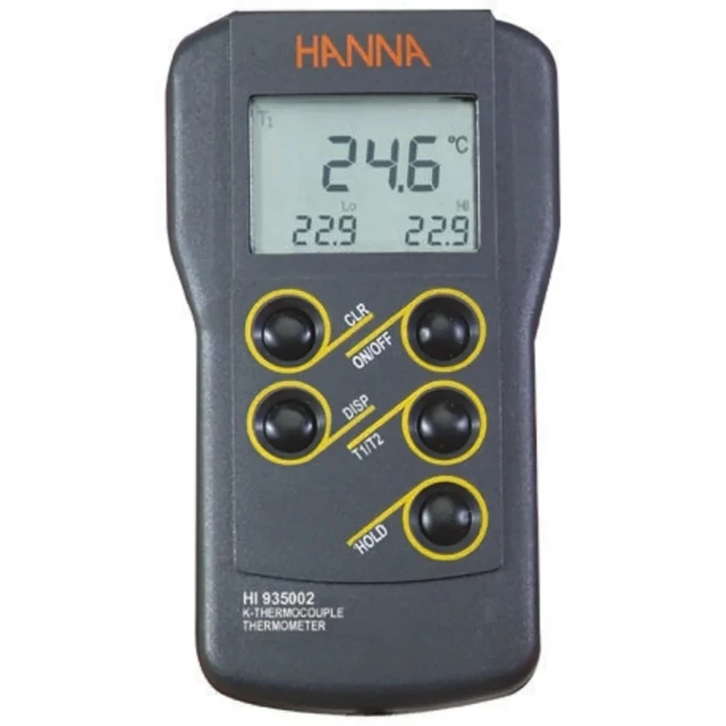 Hanna Instruments K Probe Recording Digital Thermometer 2 Inputs 1350 °C Max ±0.2 % Accuracy HI9125