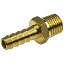 RS PRO Brass Hose Connector 7.94 mm ID Threaded Male, 25 bar, 80°C 506-7193