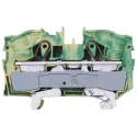 WAGO 2016 Series Earth Terminal Block Green Yellow 16mm² 1-Level Cage Clamp IECEx/ATEX 2016-1207