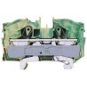 WAGO 2016 Series Earth Terminal Block Green Yellow 16mm² 1-Level Cage Clamp IECEx/ATEX 2016-1207