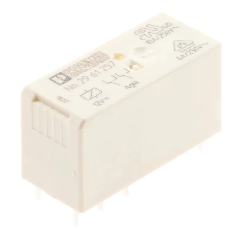 Phoenix Contact PCB Power Relay 12V DC Coil 8A Switching Current DPDT 2961257