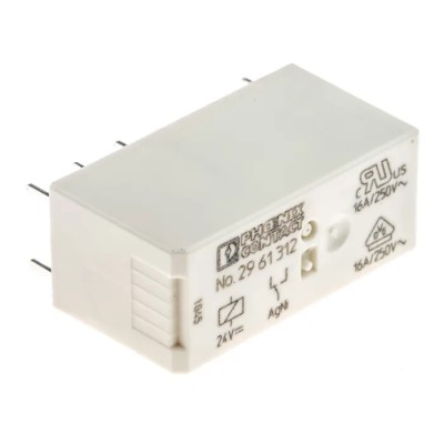 Phoenix Contact PCB Power Relay, 24V DC Coil Voltage, 16A Switching Current, SPDT Configuration 2961312