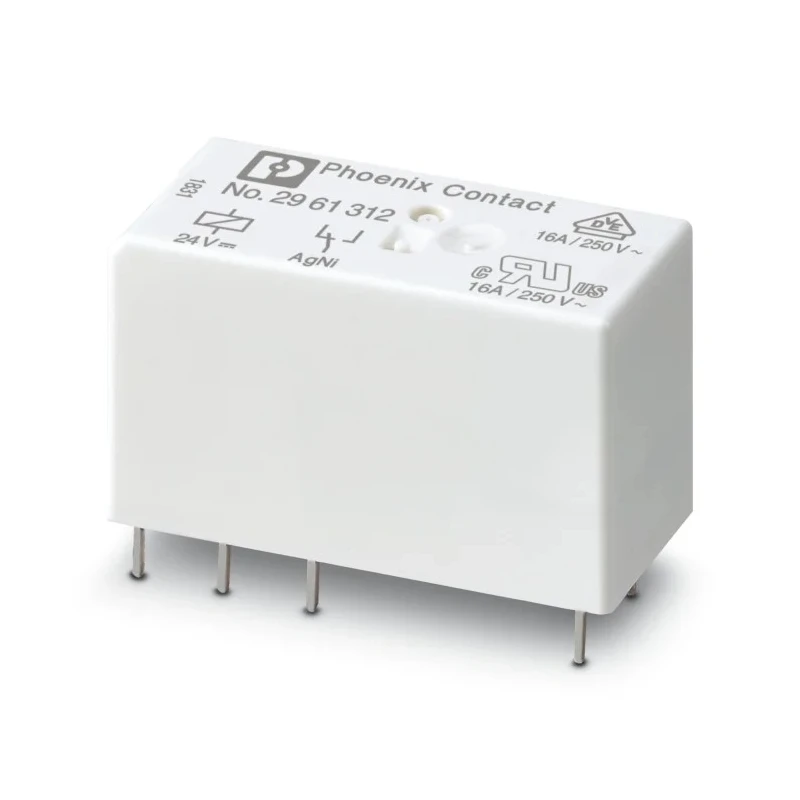 Phoenix Contact PCB Power Relay, 24V DC Coil Voltage, 16A Switching Current, SPDT Configuration 2961312