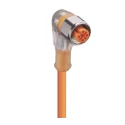 Lumberg Automation Sensor Actuator Cable Female 4 Way Right Angle to Unterminated Free End 25m 18027 PRKWT/LED P 4-07/25 M