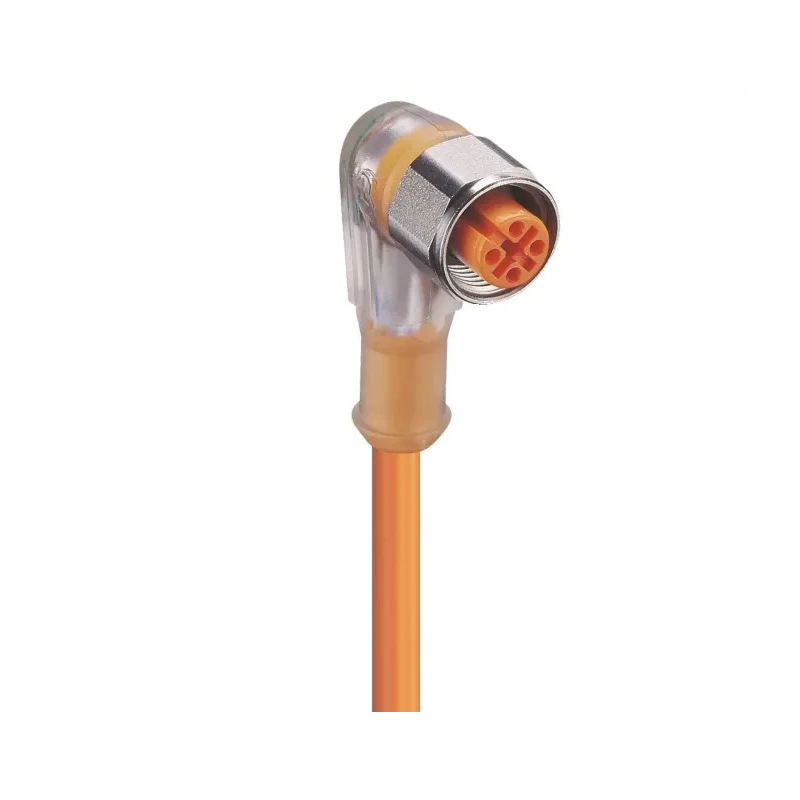 Lumberg Automation Sensor Actuator Cable Female 4 Way Right Angle to Unterminated Free End 25m 18027 PRKWT/LED P 4-07/25 M