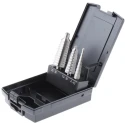 EXACT 3-Piece Step Drill Bit Set for Metal 4 mm Min, 30 mm Max, HSS Material 05331