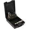 EXACT 7-Piece Combination Tap and Drill Set M10 Thread High Speed Steel, DIN 351 05910