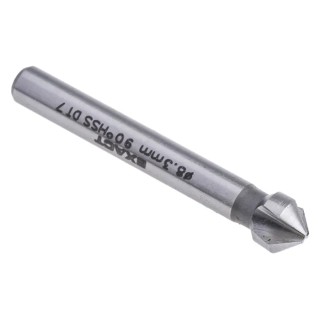 EXACT High Speed Steel Countersink Drill Bit 8.3 mm Head Diameter, 3 Flutes, 90° Angle, 50 mm Length, DIN 335 Standard 05510