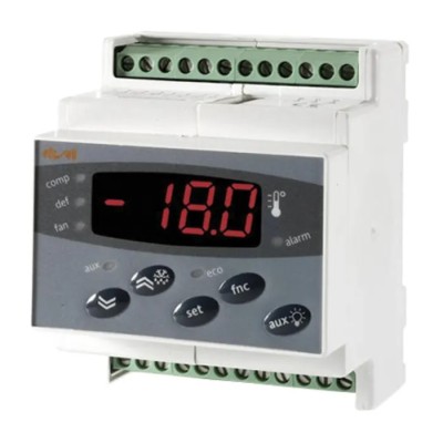 Eliwell DIN Rail On-Off Temperature Controller 230V AC On-Off Temperature Controller DR 983 PTC