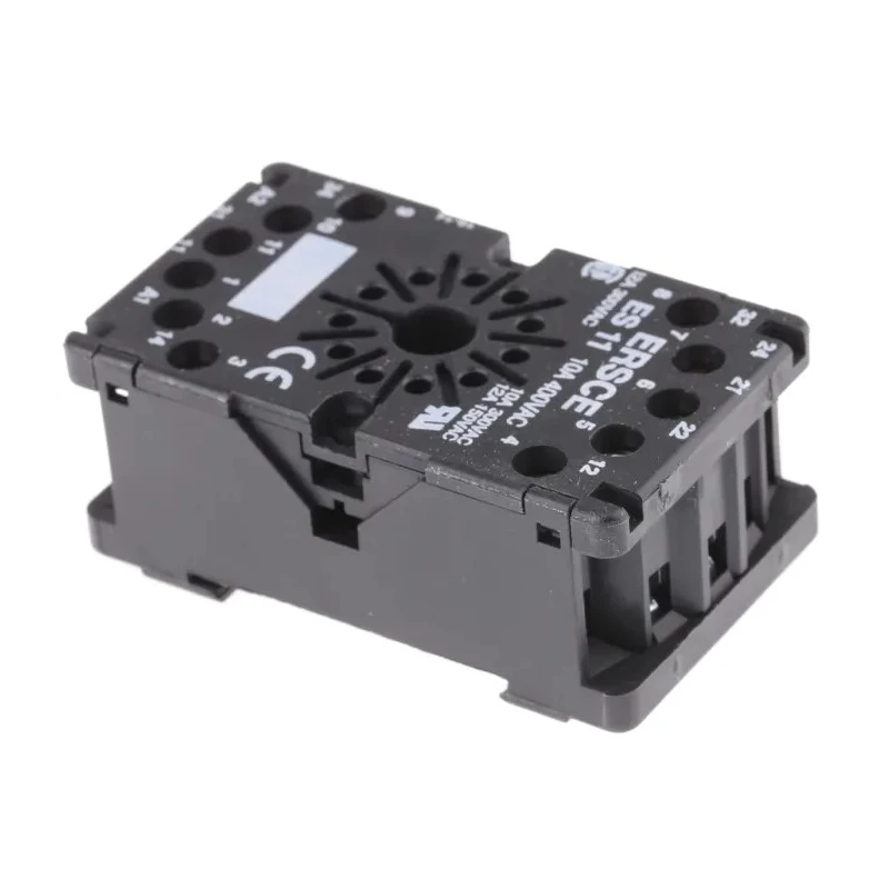 Crouzet 11-Pin Connector Base for Use with 815 Series, 815E Series, 812 Series, 814 Series 25622080
