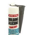 Evo-Stik Building Silicone Sealant Grey Paste Cartridge 310 ml 483224